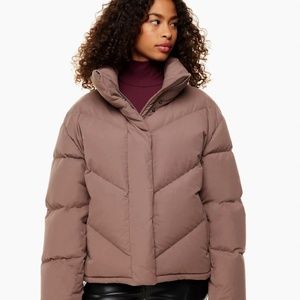 Aritzia Cloud Puff Stone Taupe S NWOT